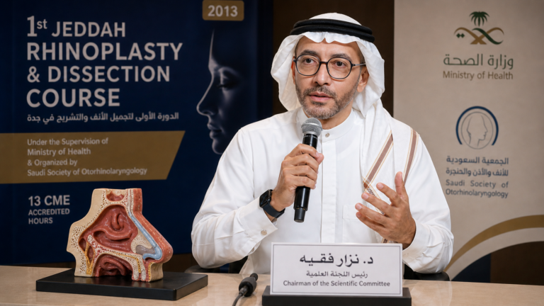 الدورة الرائدة لتجميل الأنف في السعودية 2013 بقيادة الدكتور نزار فقيه